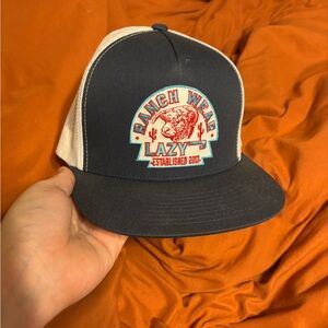 Navy and Cream Trucker Hat